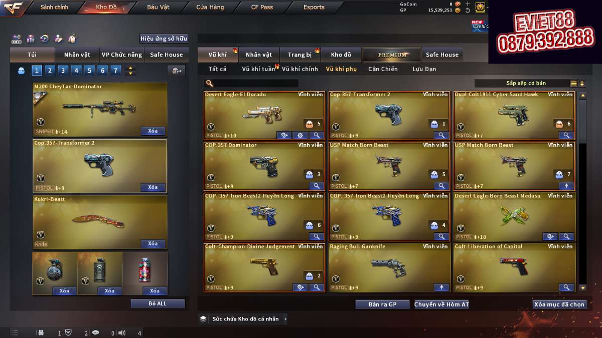 shop acc cf uy tin gia re